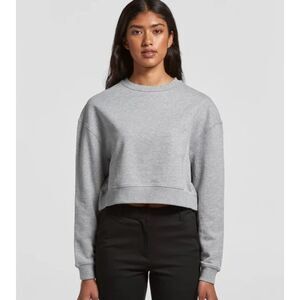 AS Colour gray cropped crewneck sweatshirt small